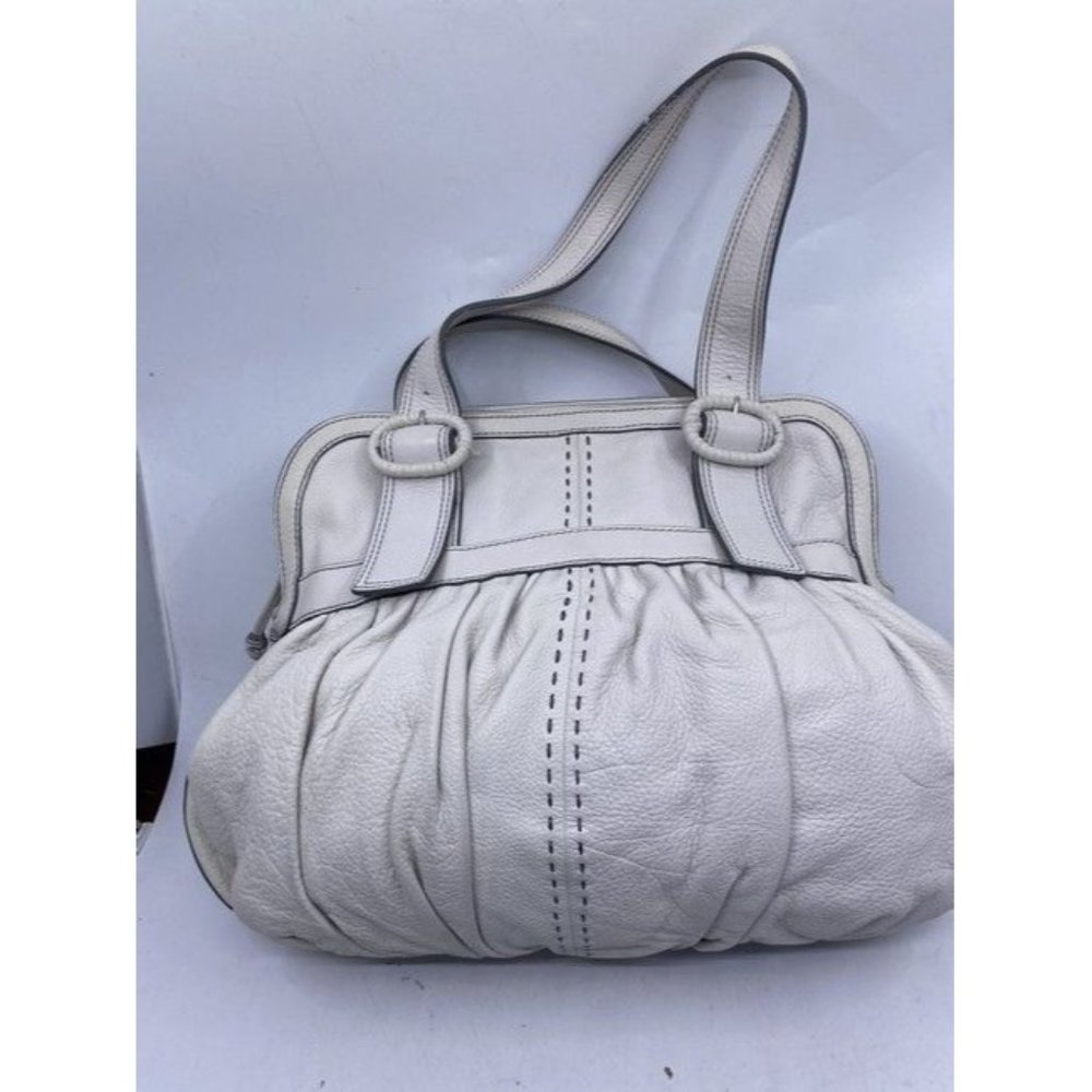 Cole Haan Xl Wqhite Leather Shoulder Bag - Picture 6 of 8